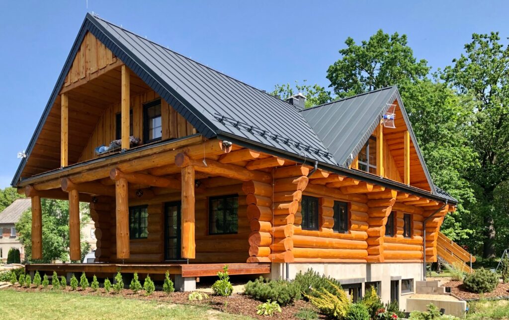 najpiękniejsze domy z bali